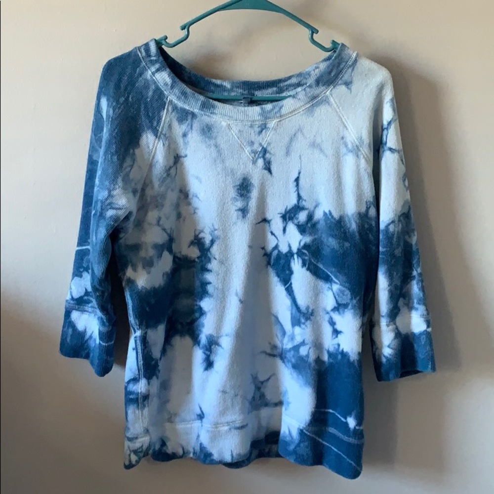 JCrew Tie dye knit sweater